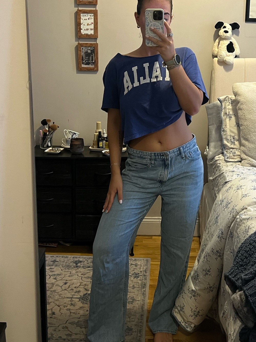 Rag and bone low rise jeans